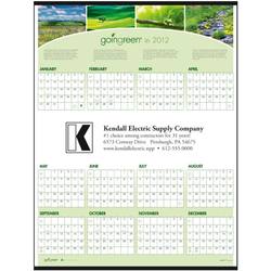 6213 - "Going Green" Span-A-Year Calendar